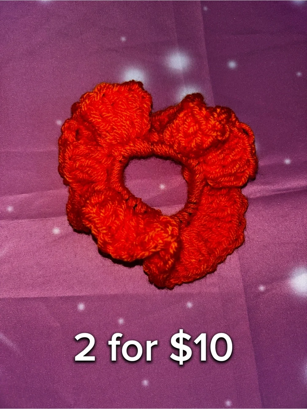 Handmade variety of Crochet Hair Scrunchie